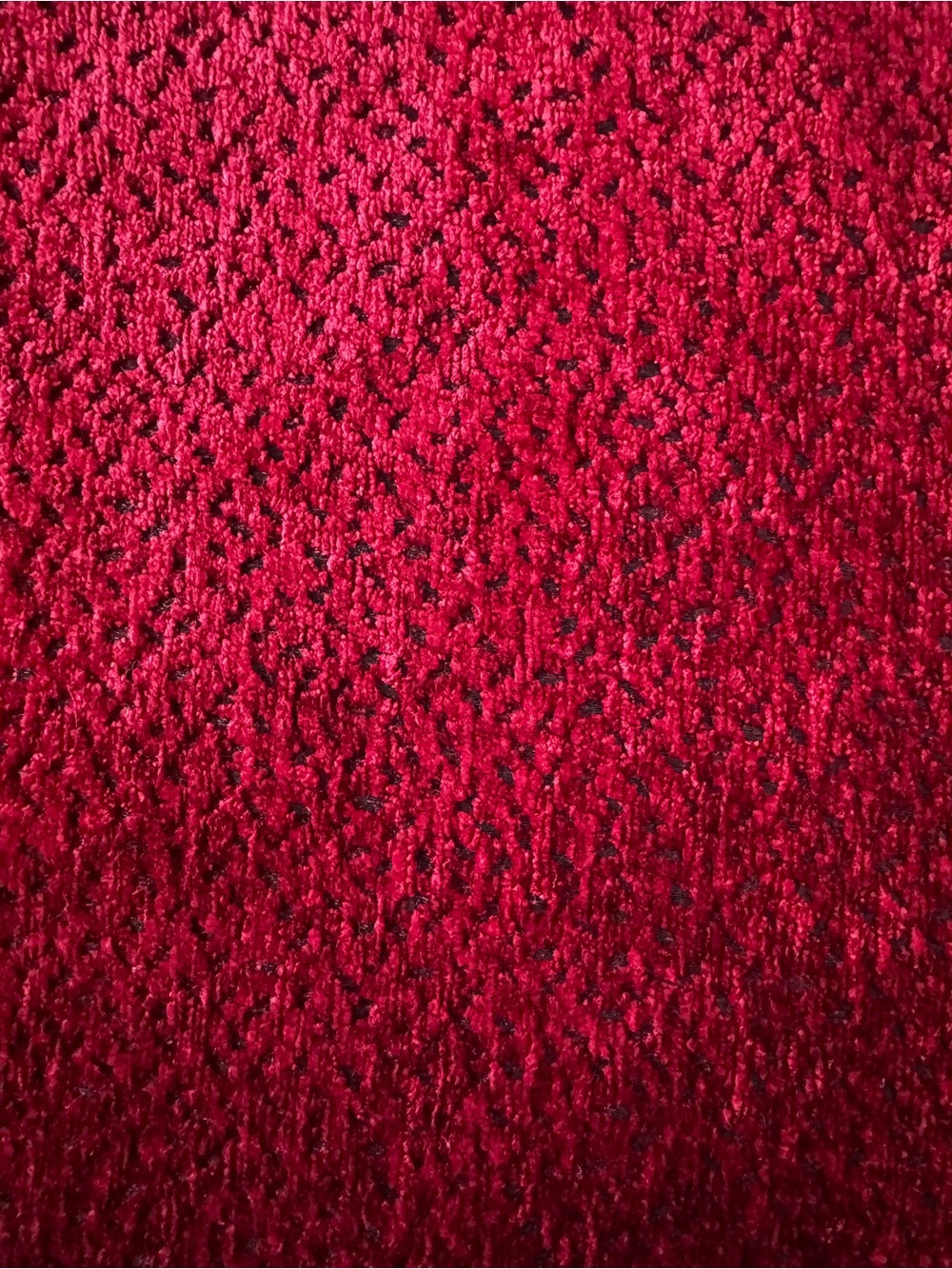Reversible Chenille Woven Fabric 2 Yd X 54 Red Double Faced Upholstery Weight